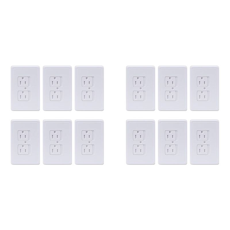 Outlet Cover Childproof - Y42A-12-Pack Penutup Stopkontak Pengaman Otomatis, Pelindung