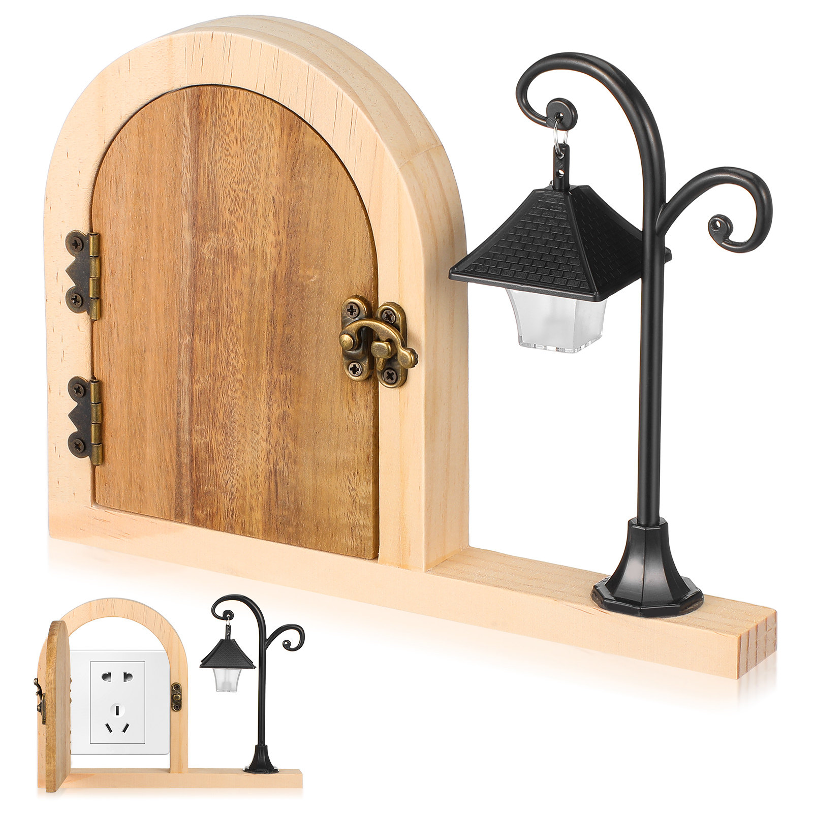 Outlet Cover Childproof - Penutup Stopkontak Pintu Peri Kayu, Pelindung