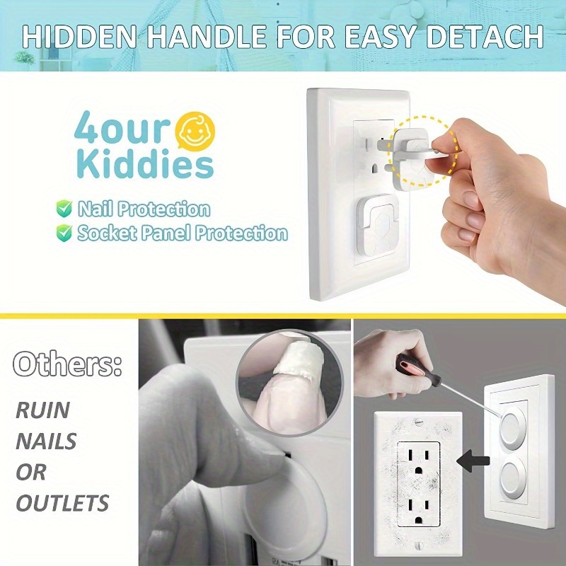 12/50 Buah Penutup Stopkontak  - Outlet Cover Childproof ulasan dan harga