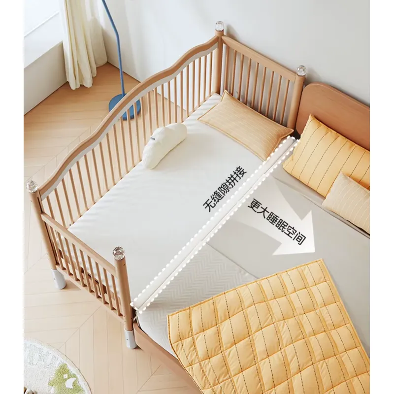 Tempat Tidur Bayi Kayu Solid M - Baby Nursery Co ulasan dan harga