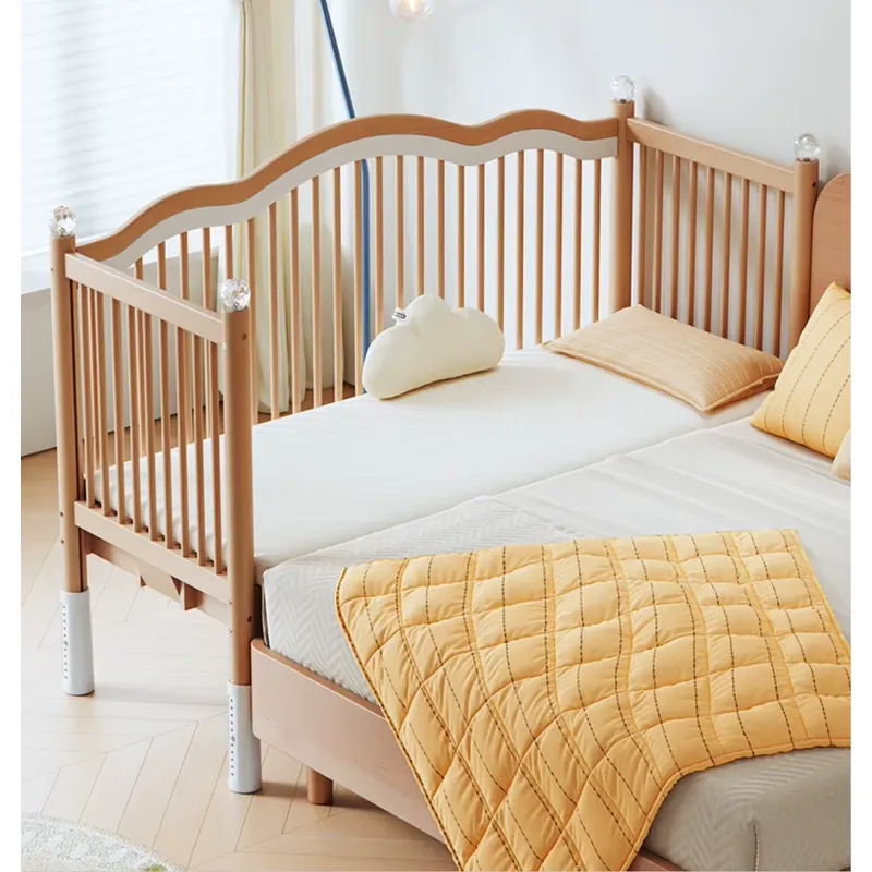 Tempat Tidur Bayi Kayu Solid M - Baby Nursery Co ulasan dan harga