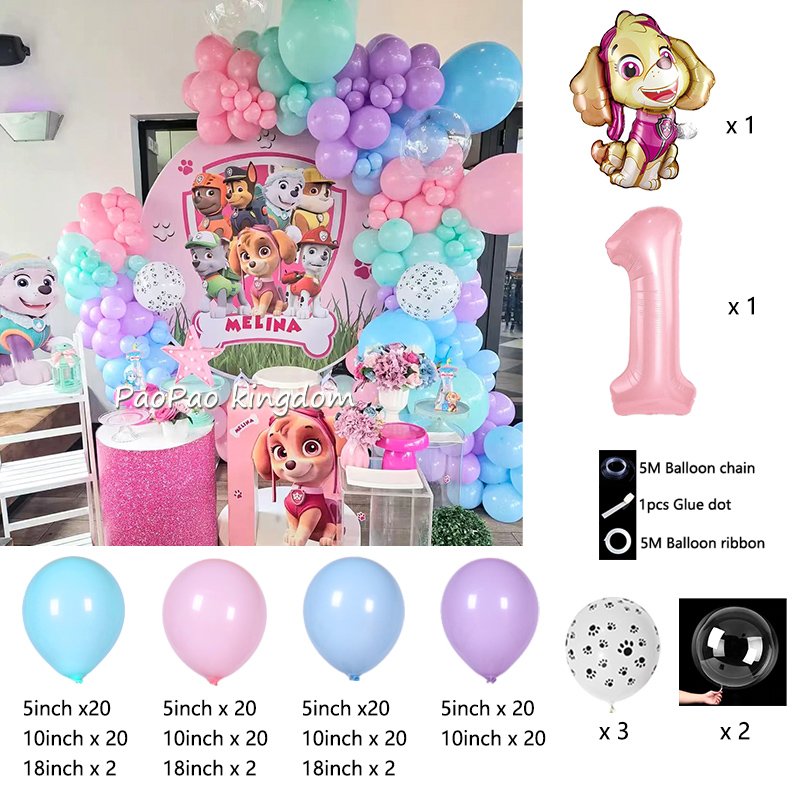 Set Balon Digital PAW Patrol C - Baby Nursery Girl Room ulasan dan harga