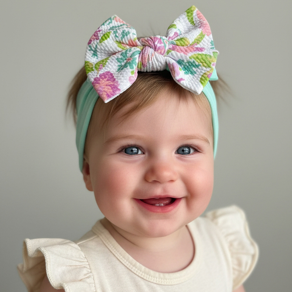 Headband nilon besar bermotif  - Baby Wrap Stretchy ulasan dan harga