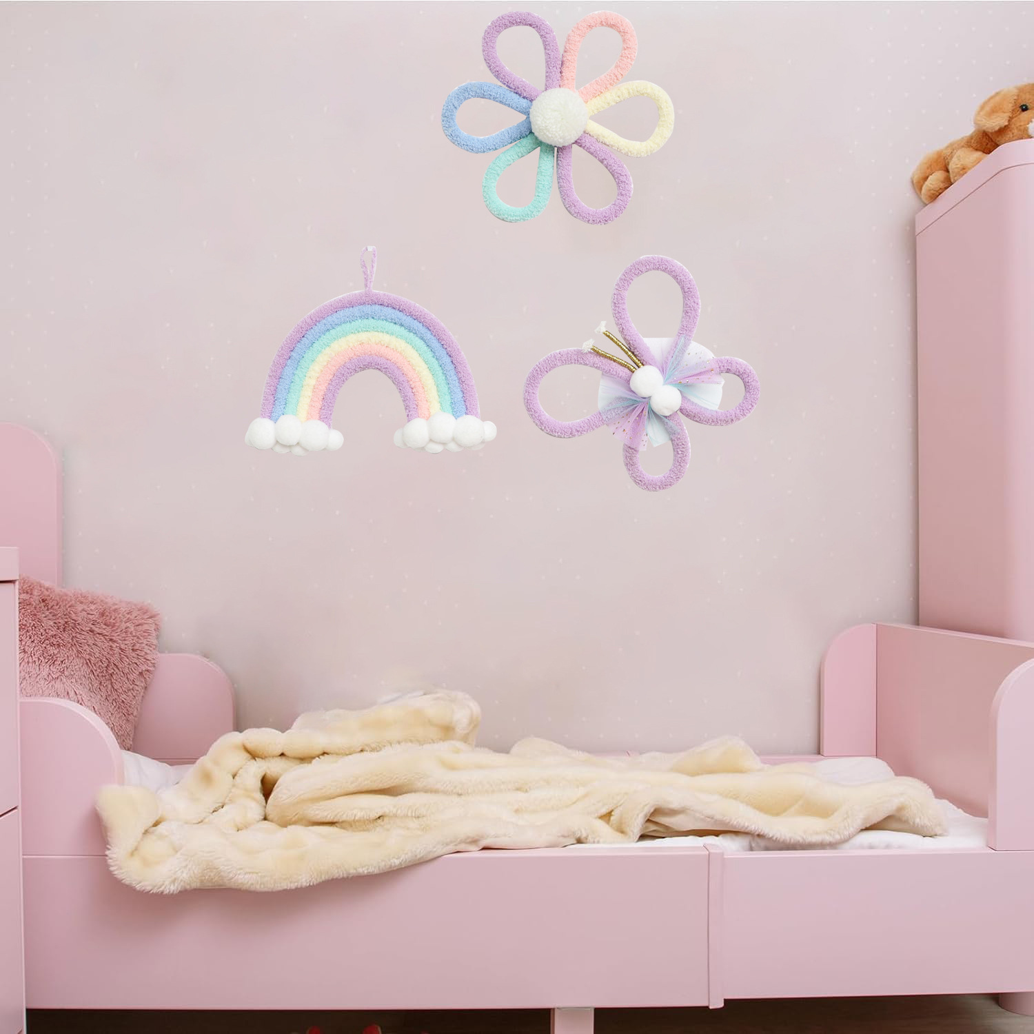 Dekorasi Dinding Boho Kupu-kup - Baby Nursery Girl Room ulasan dan harga