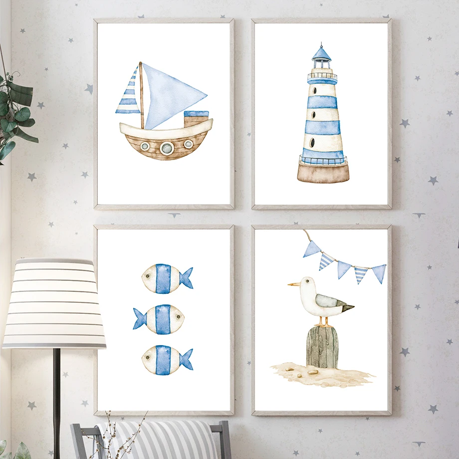 Poster dan Cetakan Kanvas Luki - Baby Nursery Home ulasan dan harga