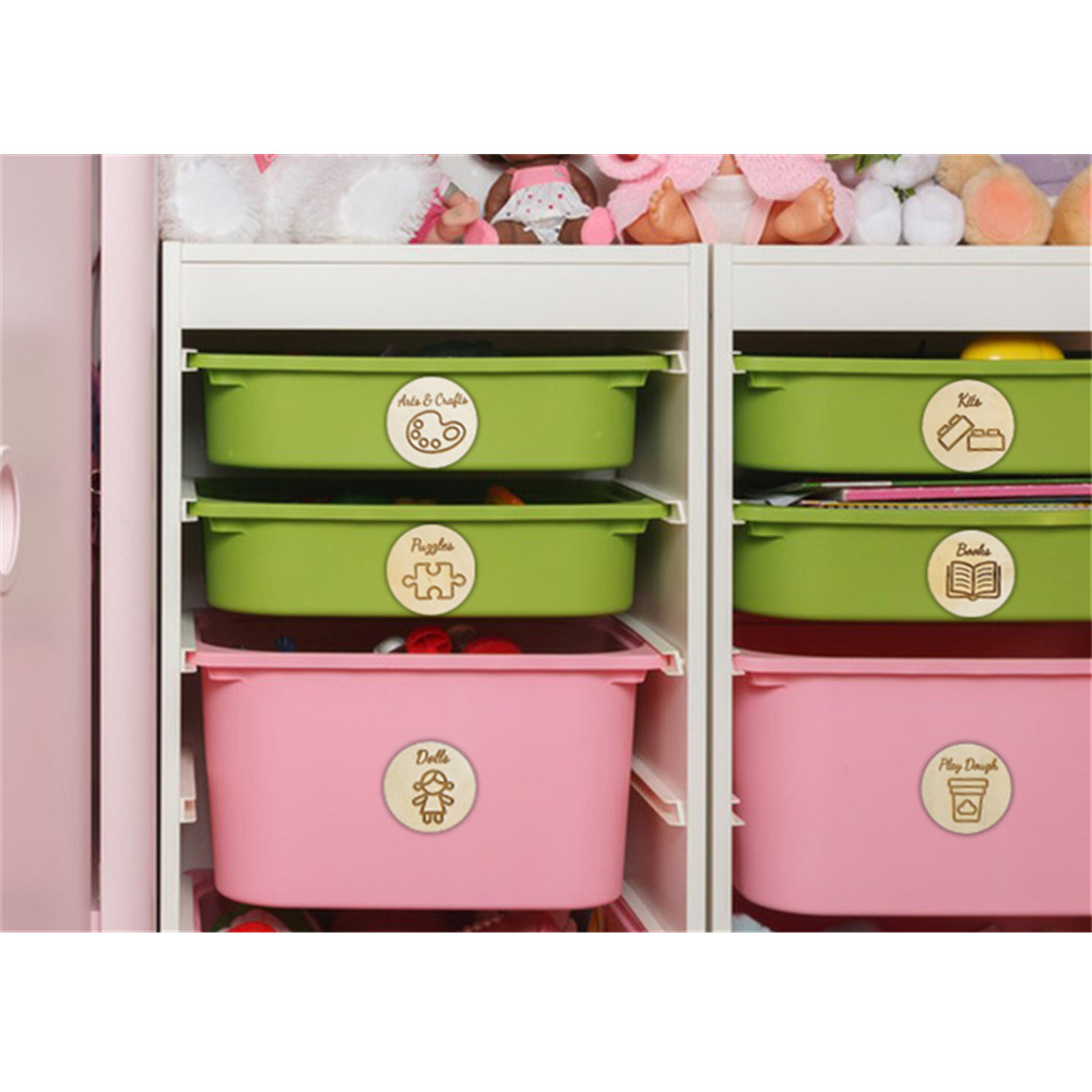Tag penyimpanan kayu dekorasi  - Baby Nursery Bundles ulasan dan harga