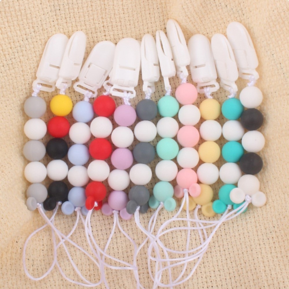 Klip Dot Bayi Silikon Teether  - Baby Nursery Hospital ulasan dan harga