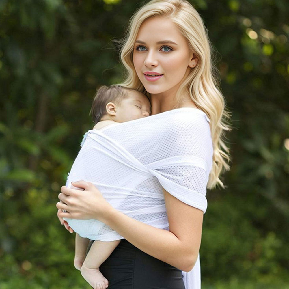Selendang Bayi Elastis Ergonom - Baby Wrap Stretchy ulasan dan harga