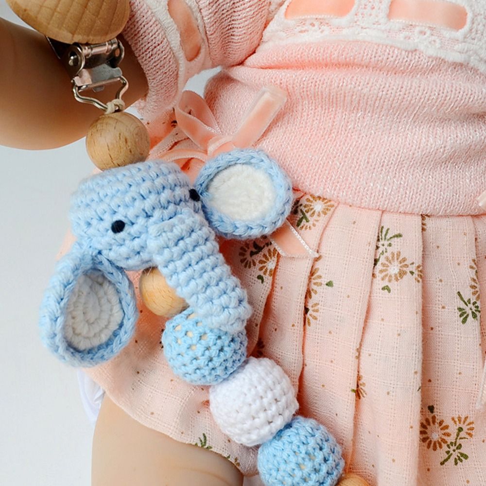 Dot kayu bayi klip rajutan Kay - Baby Nursery Hospital ulasan dan harga