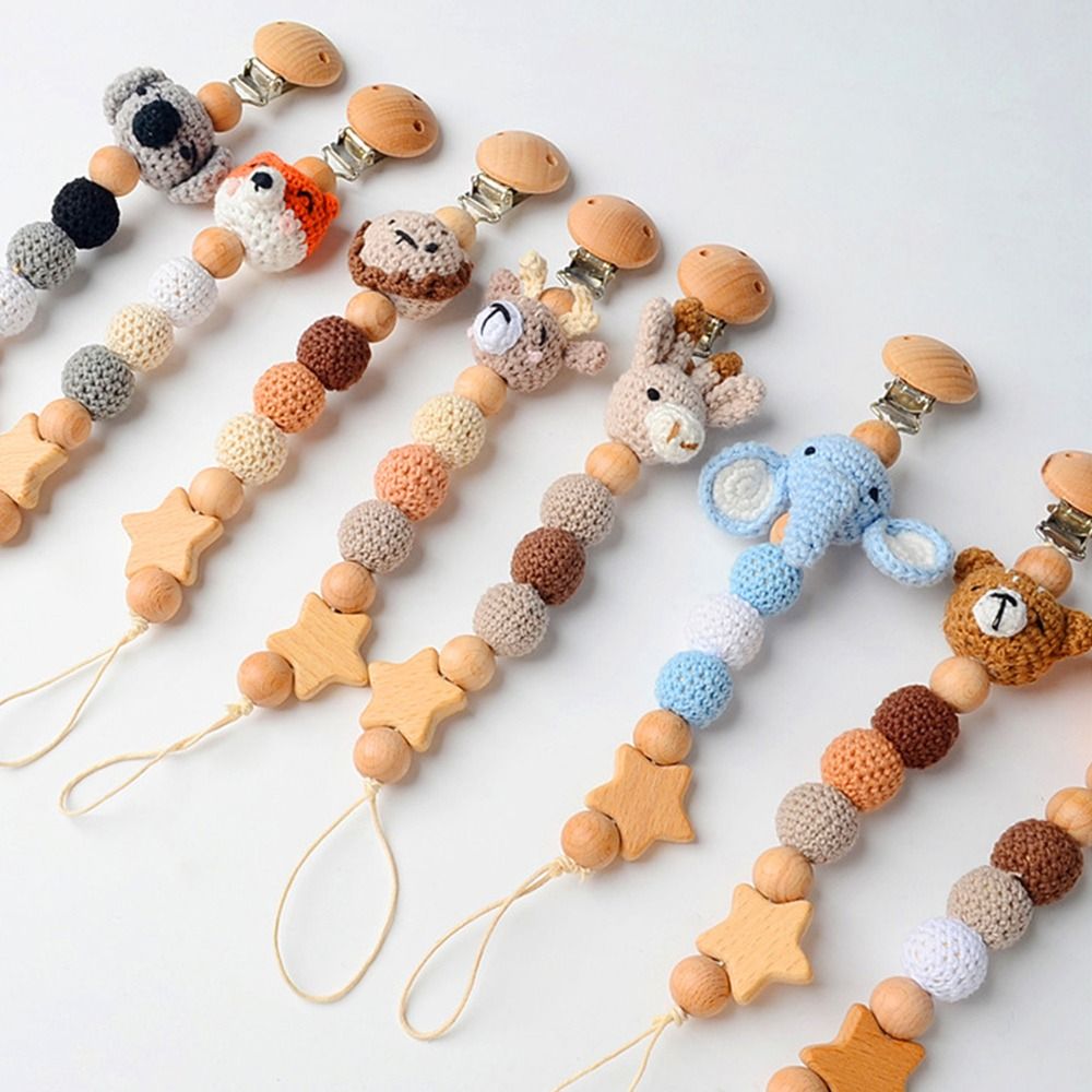 Dot kayu bayi klip rajutan Kay - Baby Nursery Hospital ulasan dan harga