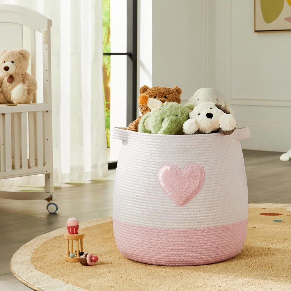 Keranjang Cucian Merah Muda un - Baby Nursery Girl Room ulasan dan harga