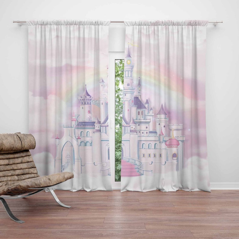 Tirai Kamar Bayi Kastil Putri  - Baby Nursery Curtains ulasan dan harga