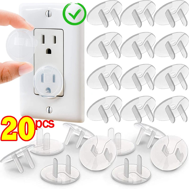 10/20PCS Penutup Stopkontak An - Outlet Cover Childproof ulasan dan harga