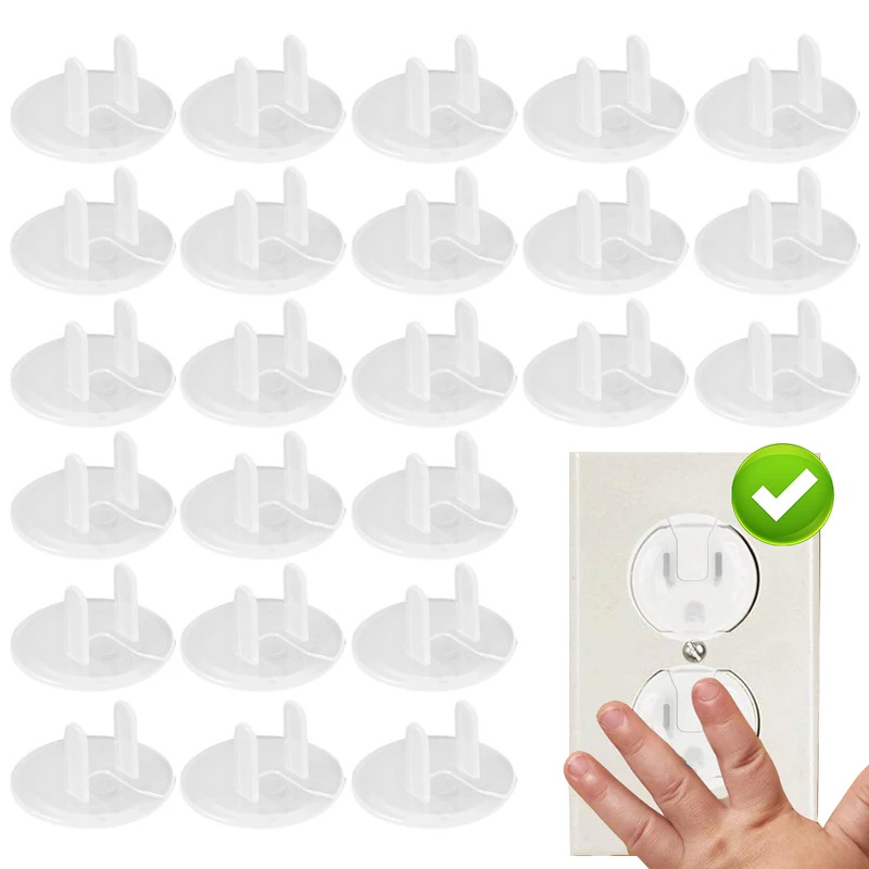 10/20PCS Penutup Stopkontak An - Outlet Cover Childproof ulasan dan harga