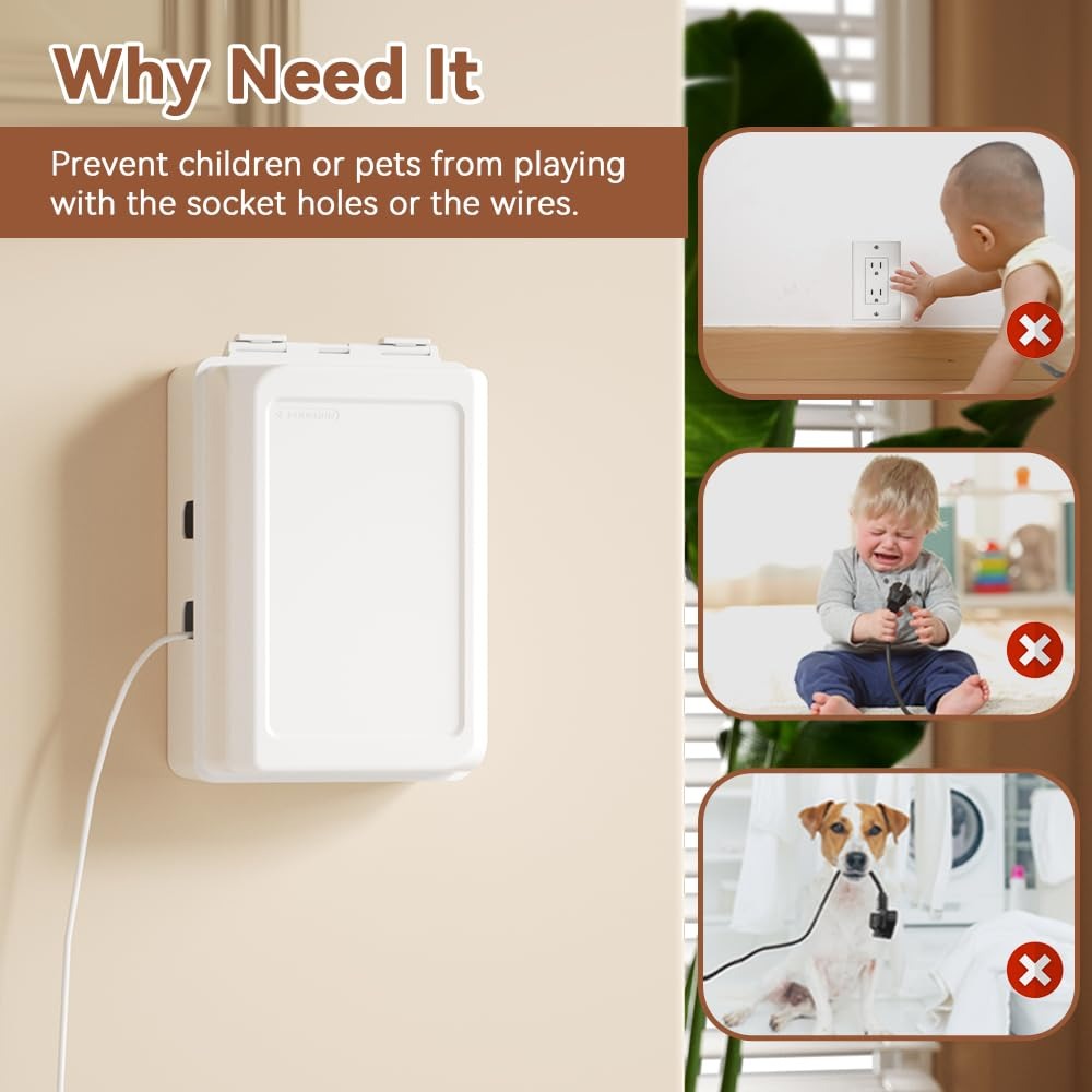 Kotak Penutup Stopkontak Listr - Outlet Cover Childproof ulasan dan harga