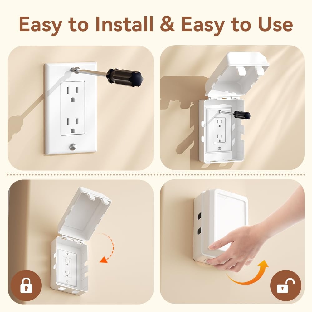 Kotak Penutup Stopkontak Listr - Outlet Cover Childproof ulasan dan harga