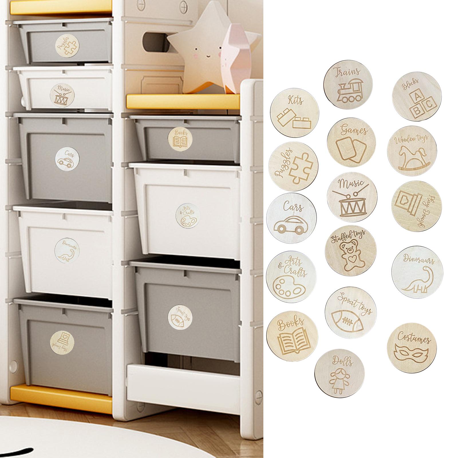 Label Penyimpanan Kayu Dekoras - Baby Nursery Bundles ulasan dan harga