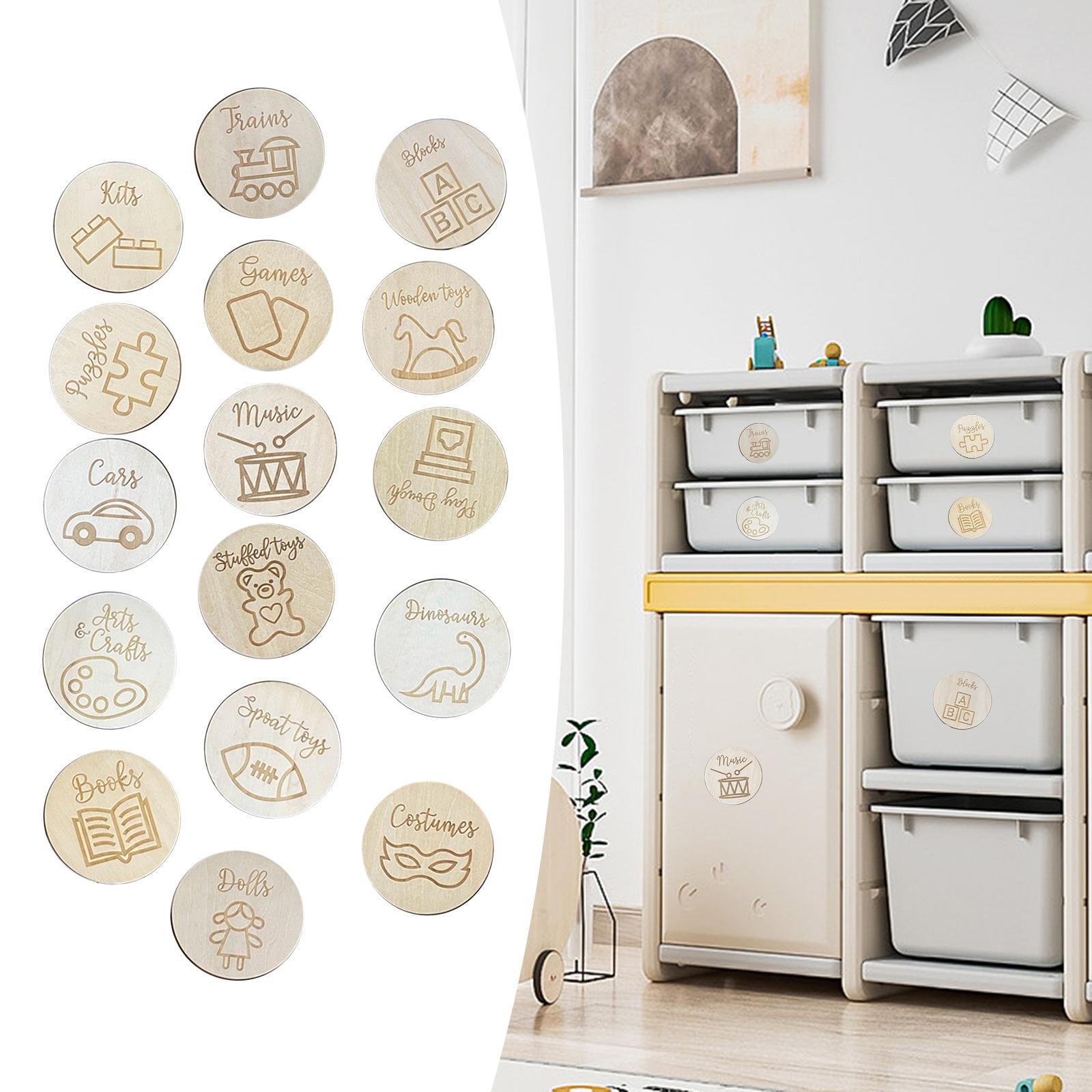 Label Penyimpanan Kayu Dekoras - Baby Nursery Bundles ulasan dan harga