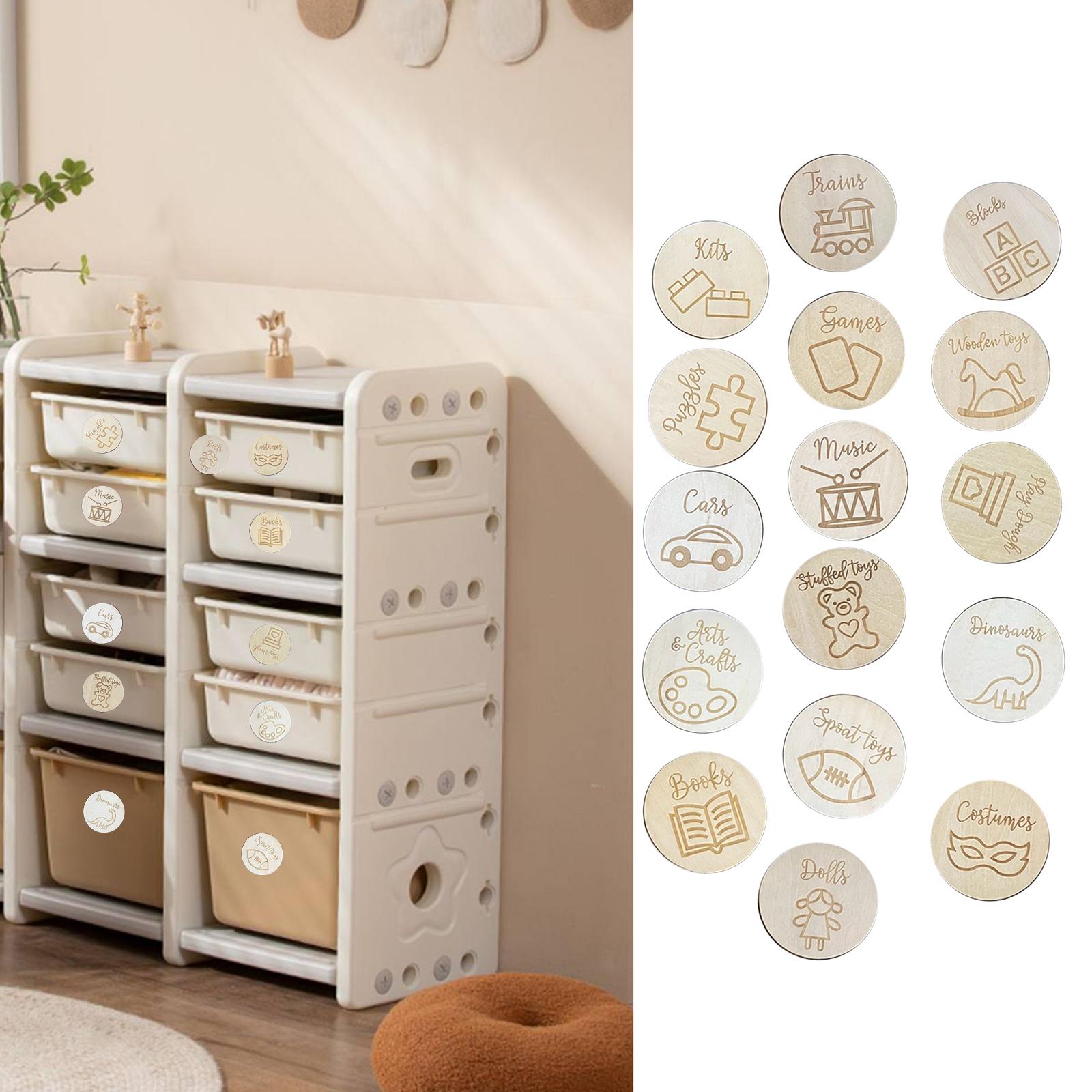 Label Penyimpanan Kayu Dekoras - Baby Nursery Bundles ulasan dan harga