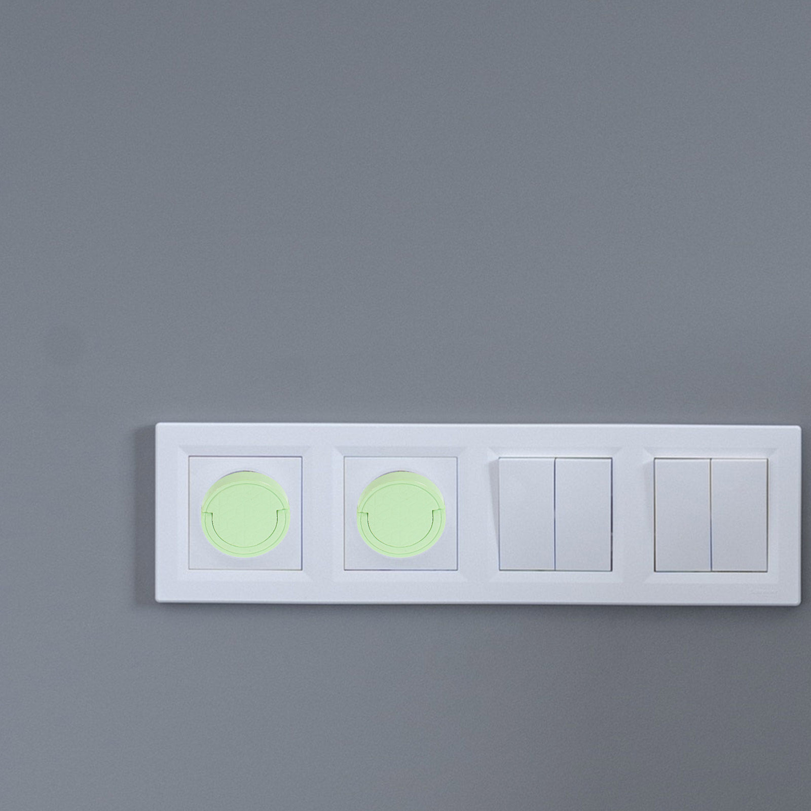 8 Buah Penutup Pelindung Soket - Outlet Cover Childproof ulasan dan harga